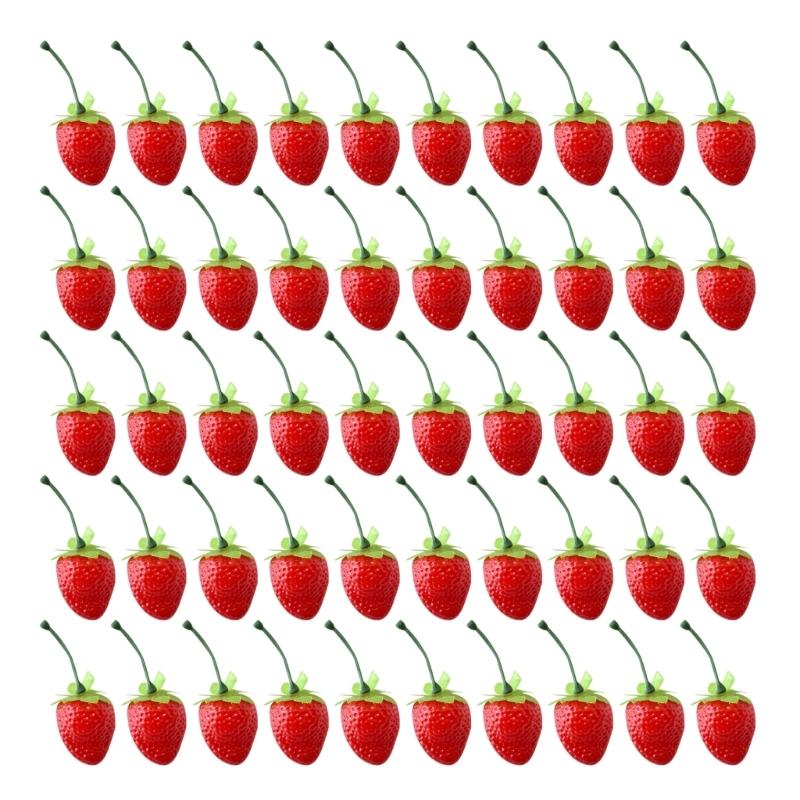 

Artificial Strawberry Fruit Fake Strawberry Simulation Strawberry Artificial Strawberry Decors Fake Fruit Model for Home
