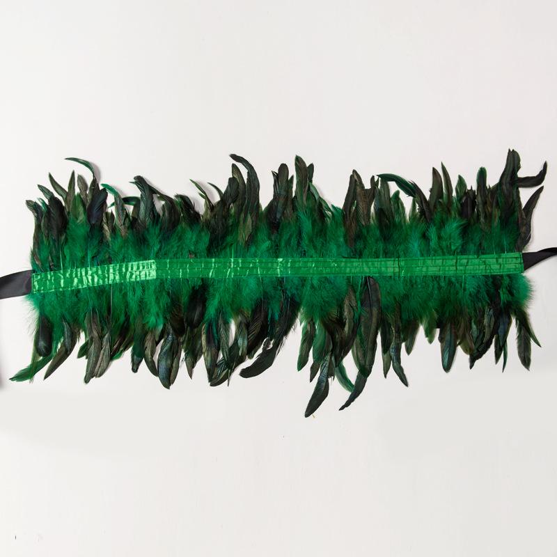 Ethnic Style Feather Shawl Vest Dickey - Adult Halloween & Christmas Accessory