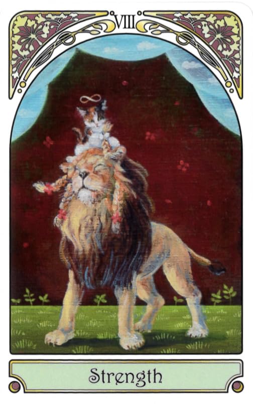 Nyarot Cards | Noriyo Torikai | 22 Cards (Major Arcana Only) with Japanese Commentary and Drawstring Pouch [Authentic]