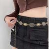 Retro Metal Chic Waist Chain Accessory Ideal For Dresses Sweaters Jeans And