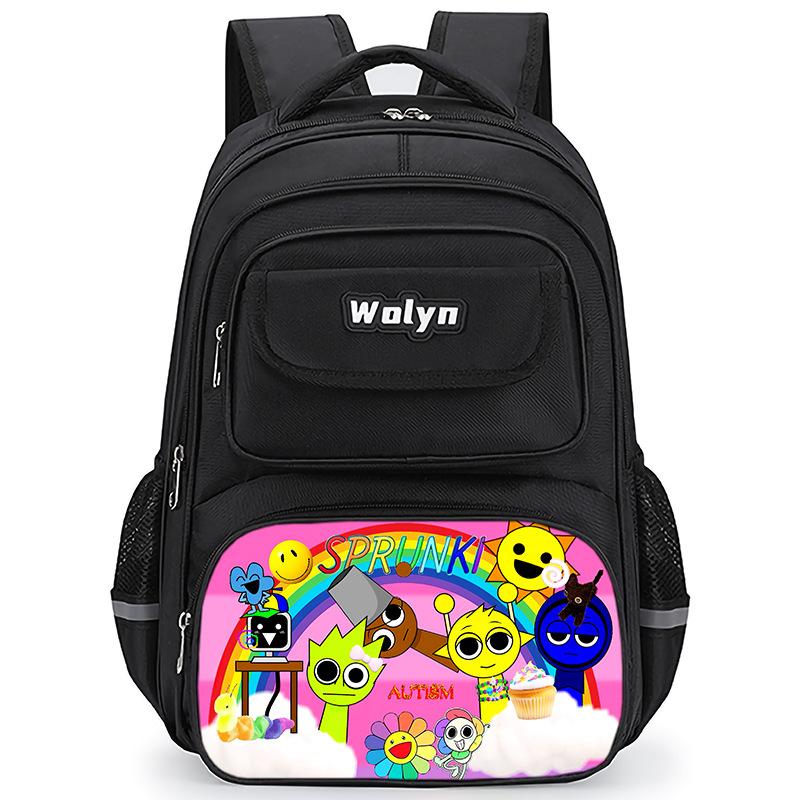 Rhythm Box Sprunki Gioco Zaino Anime Zaino Studente Zaino Scolastico Borsa Multifunzionale
