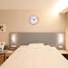 Uxcell 8 Inch Wall Clock Battery Operated Silent Non-Ticking Round Modern Wall Clock for Kitchen Office Bedroom Decor Featuring