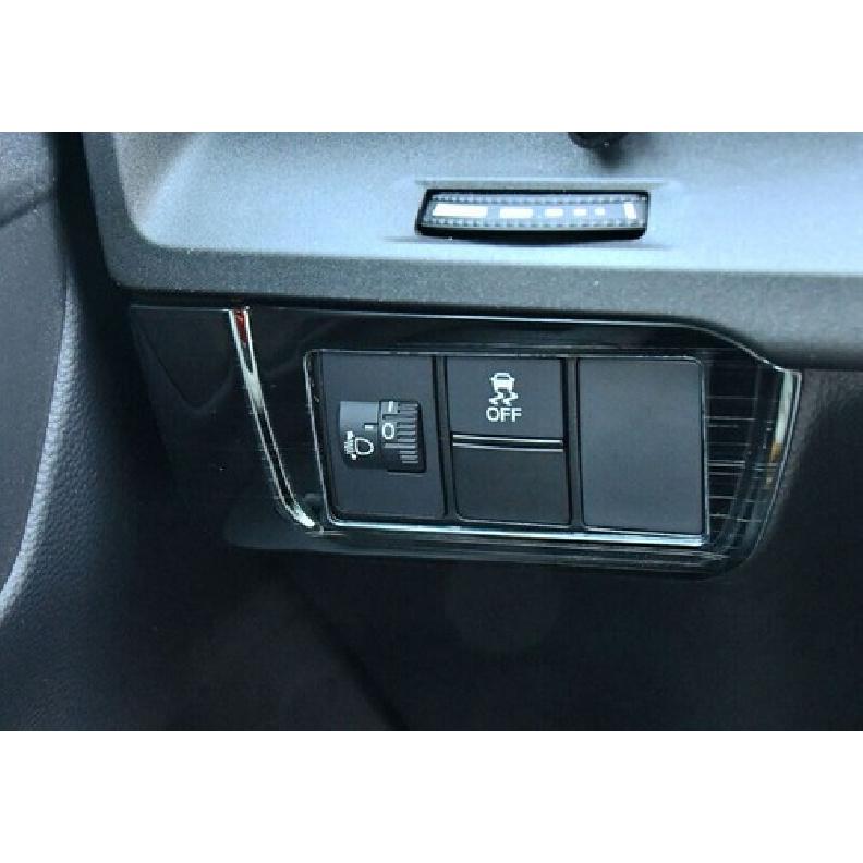 Frame Trim Black Titanium For Honda CRV CR-V -2024 Headlight Switch Control