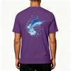 Men's 50 Plus Sun Stretch Short Sleeve T Shirt for Outdoor Fishing and Sports Activities