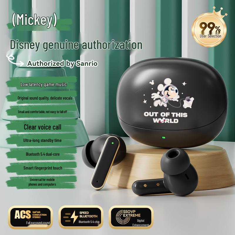 

Милі мультяшні Bluetooth-навушники Disney Q23 - Міні-вкладиші з довгим терміном служби батареї