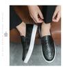 Men's British Style Skate Shoes: Large Size Leather Loafers Slip-On Casual Driving Shoes