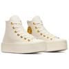 Converse Chuck Taylor All Star Corduroy Comfortable Non-Slip Wear-Resistant Skate Shoes Women Sneakers Off-White A07204C