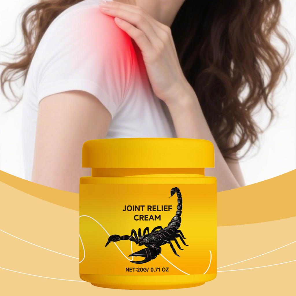 Joint Relief Cream: Nourishes Bones, Relieves Joint Pain And Muscle Discomfort.  A Gentle, Soothing Topical Massage Cream.