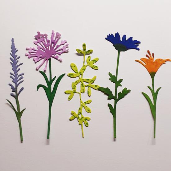 Květina List Kovové Vyřezávací Šablony DIY Scrapbook Papírové Karty Foto Dekor Šablona
