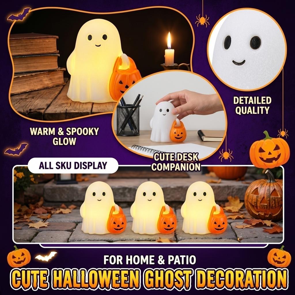 Halloween Decor Cute Figurine for Party Yard Desk Shelf