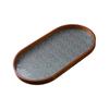 Wood Serving Tray Glass Desk Organizer Jewelry Storage Holder Wooden Trays for Eating for Bathroom Household Desk Tea Room Party