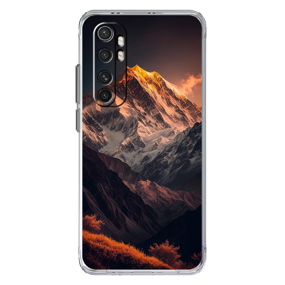 Phone Case For Xiaomi Mi Poco X7 X6 X5 NFC X3 Pro 17 15T 15 14T 14 13T 11 12 13 Lite Clear TPU Cover Mountain Peaks Landscape