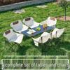 Outdoor Folding Table and Chair Set: Includes Roll-up Table and Four Foldable Chairs for Camping and Picnics
