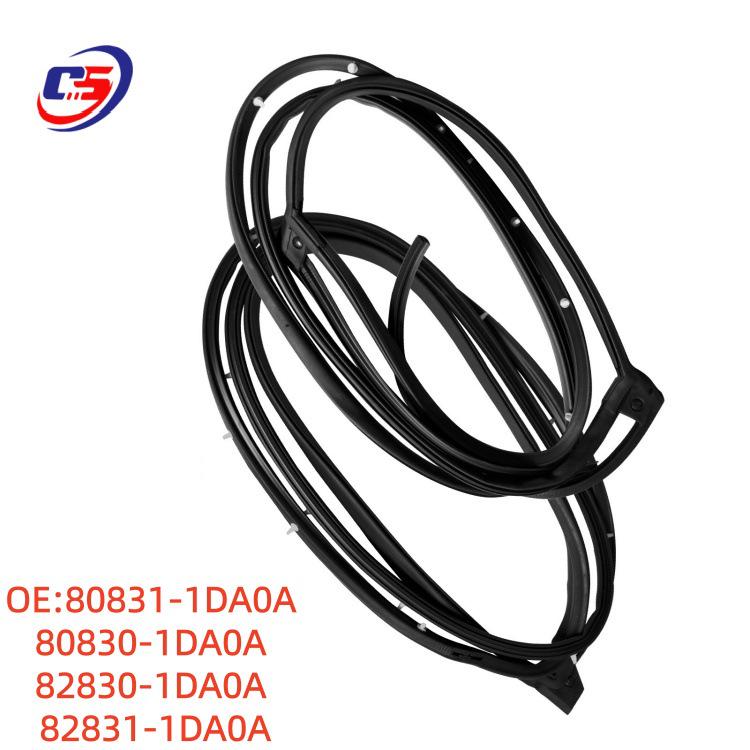 Front Door Sealing Strip 80830/80831-1DA0A for 08-13 Nissan X-TRAIL. 80831-1DA0A, 80830-1DA0A, 82830-1DA0A, 82831-1DA0A