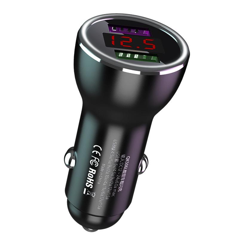 Crucial 65W/40W Car Charger for Huawei & OPPO VOOC Flash Charge