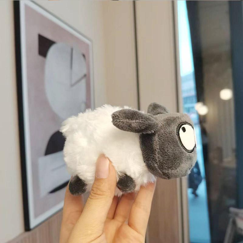 Чарівний брелок-іграшка в'язана вівця Мультяшна лялька тварина Милий аксесуар для рюкзака