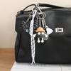 Chaveiro Pingente de Bola de Carvão Pequena de PVC Desenho Animado Fofo Mini Máquina de Jogo Badminton Pingente Divertido para Bolsa