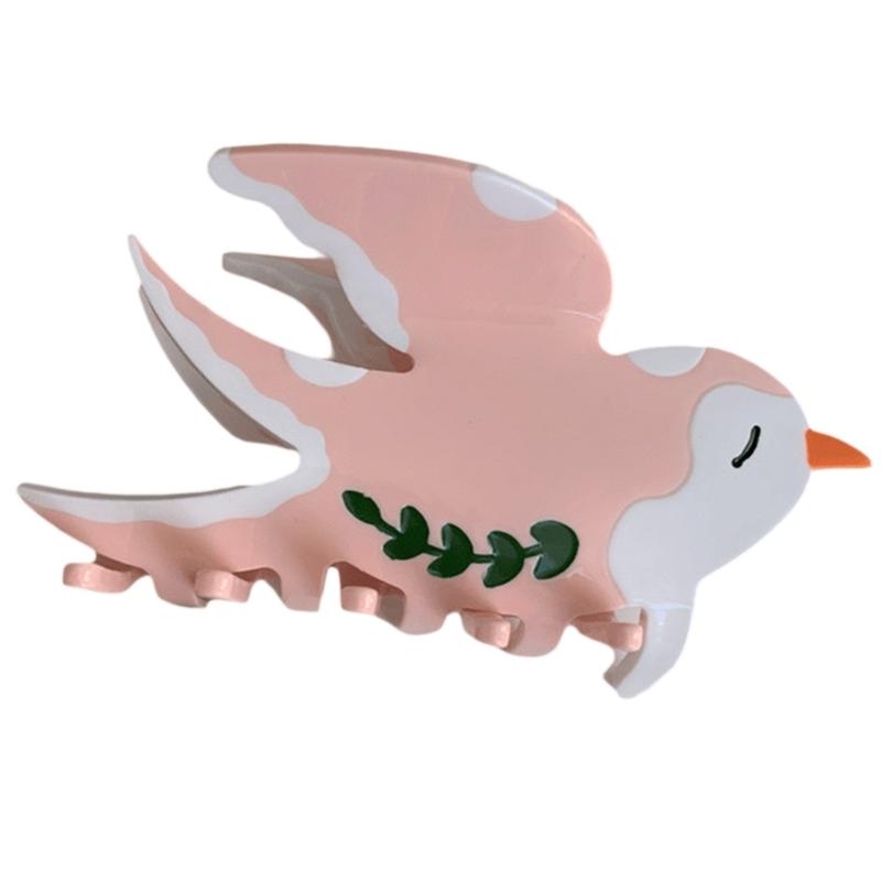 

Traceless Swallow Hair Claw Spring Bird Clip Women Hair Styling Ornament Bird Shaped Claw Clip Hair Decors Daily Use
