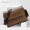 Herren Lederschultertasche Lässige Aktentasche Herren Reise Diagonal Crossbody Tasche Business Handtasche Neueste fähige Boy Geldbörse