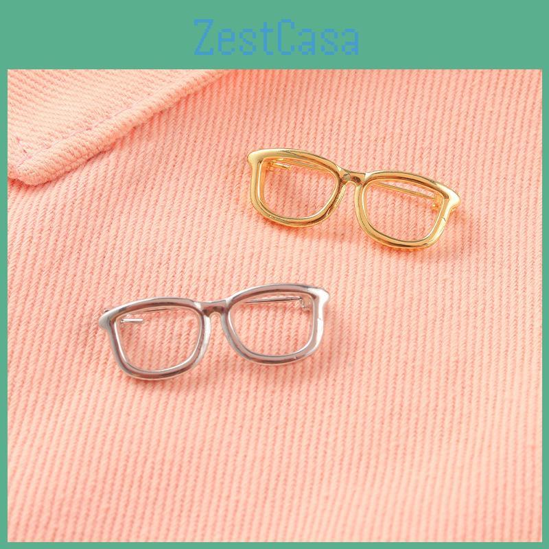 Unique Geometric Gold And Silver Eye Pin Metal Badge Brooch For Unisex Fashion