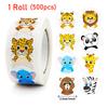 5001000Pcs Round Animal Fish Star Stickers Adorable Incentive Sticker Party Decoration Teacher Reward Encouragement Motivationa