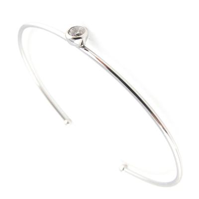 [K9589] - Armband Silber 'Unique' weiß