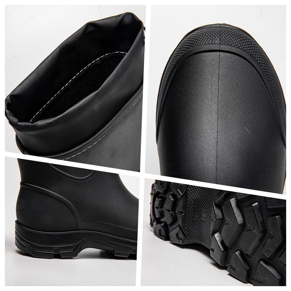 Regenstiefel für Damen. Stil für den Herbst Modisch und Stilvoll. Damen Erwachsene Wasserdichte und Rutschfeste Wasserschuhe.