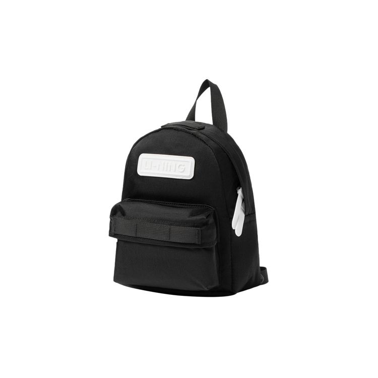 

Li Ning Sports Lifestyle Series Portable Cute Fashion Polyester Backpack Unisex Backpack Black ABSR284-1 Black