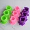 Creative 3 Silicone Ice Cup Ice Grid Mold Love Square Circular DIY Succulent Flower Pot Mold