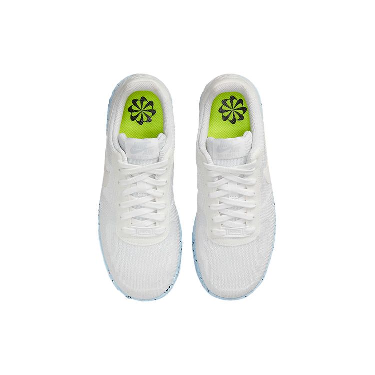 Nike Buty damskie Air Force 1 Crater Flyknit Pure Platinum Białe DC7273-100