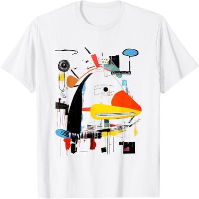 Abstract Modern Art Vibrant Colors Expression T-Shirt