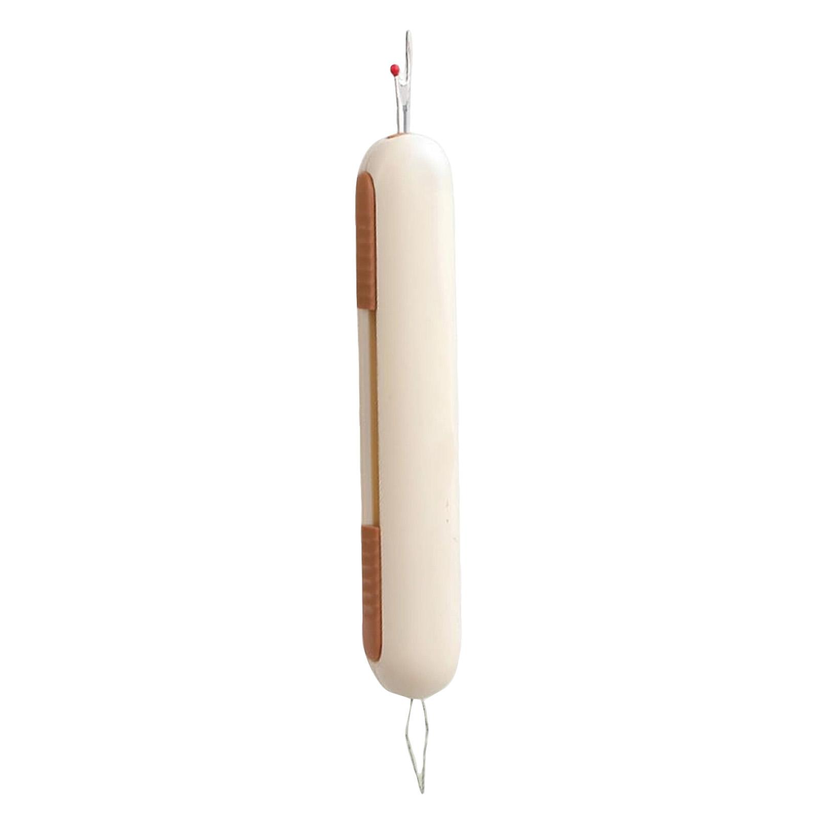 

2 In 1 Needle Threader Seam Automatic Sewing Needle Threader Tool One Size жовтий