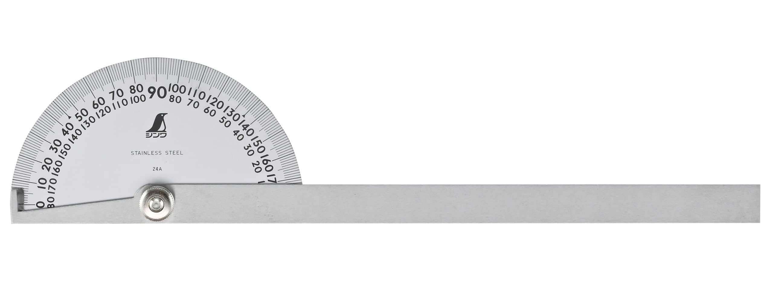 

Shinwa Sokutei Protractor 62774 NO.30 срібний