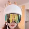 Ski Helmet Cover Funny Single Board Double Board Warm Ski Helmet Cover Personality Cover Unicorn Rabbit Ear Giraffe Lovely Goat
