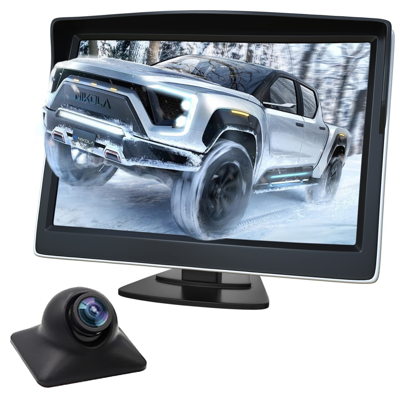 

OBEST 5 Inch LCD Monitor, Side Camera Set, Front Camera, High Definition, Orthoscopic Image