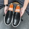 New Arrival Men's Black Brown Patent Leather Penny Loafers Slip On Shoes Male Walking Sneakers Tenis Masculino Zapatos Hombre