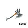 MOC Medieval Castle Knight Figures Waffen Accessories Flame Helmet Shoulder Armor Sword Toy