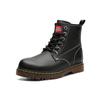 Dickies Genuine Leather British Style Short Martin Boots Men boots Black 194M50LXS28