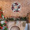 Christmas Wreath Decor Artificial Garland for Front Door Seasonal Garden
