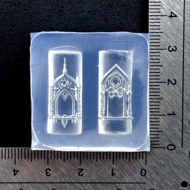 Retro Horse & Butterfly Embossed Silicone Mold for DIY Nail Art