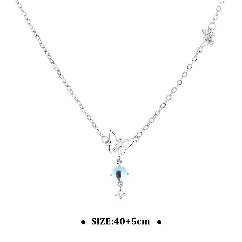 Butterfly Necklace Temperament Elegant Necklace For Women Girls Sweet Versatile Clavicle Chain Jewelry Accessories Gifts