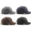 Retro Short Brim Baseball Caps For Man Women Solid Color Adjustable Outdoor Sun Visor Hats Cotton Streetwear Hip Hop Hats Gorras