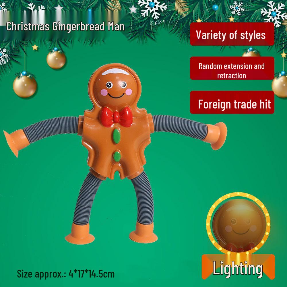 Extendable Luminous Giraffe Robot Toy - Creative Educational Cartoon for Kids