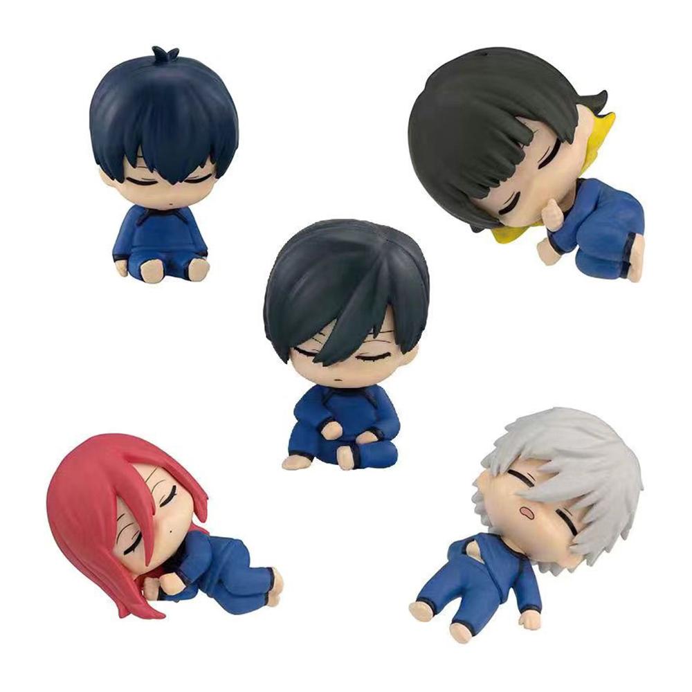 5pcs/set Anime Isagi Yoichi Figures Chigiri Hyoma Rin Itoshi Nagi Seishiro action Figure Toys statue Collection Dolls anime gift