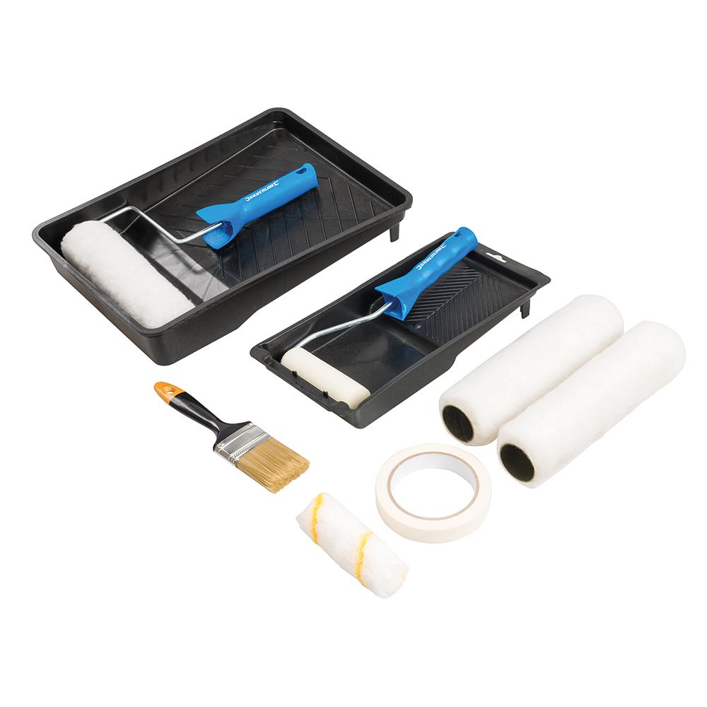 Silverline Dekorationswalzen- & Pinselset