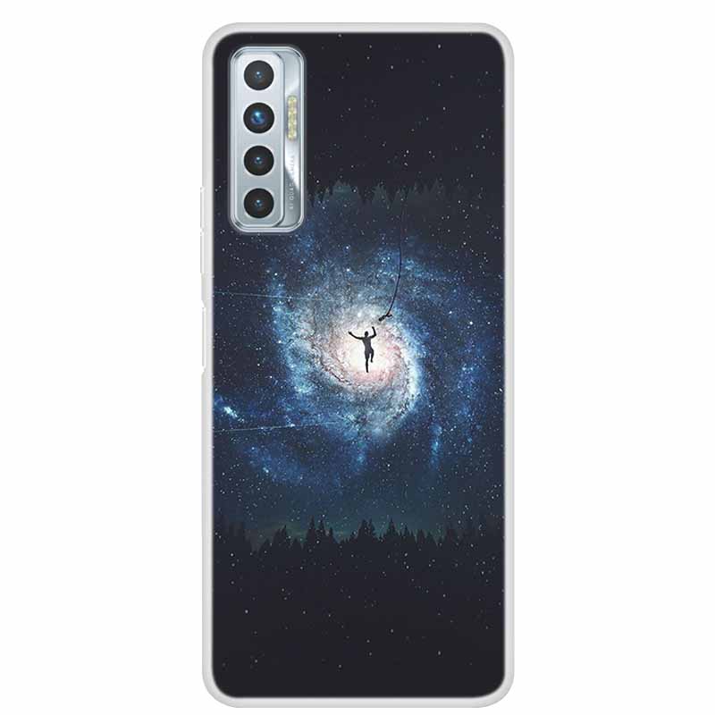For Tecno Camon 17P Case Luxury Silicone TPU Soft Cover Phone Case For Tecno Camon 17 CG7 CG6 1 7 Coque Shockproof Cartoon Funda
