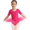Baletní šaty Dětské Bavlněné Taneční Šaty Baletní Tutu Trikot Dívka Gymnastika Taneční oblečení Kostýmy Balerína