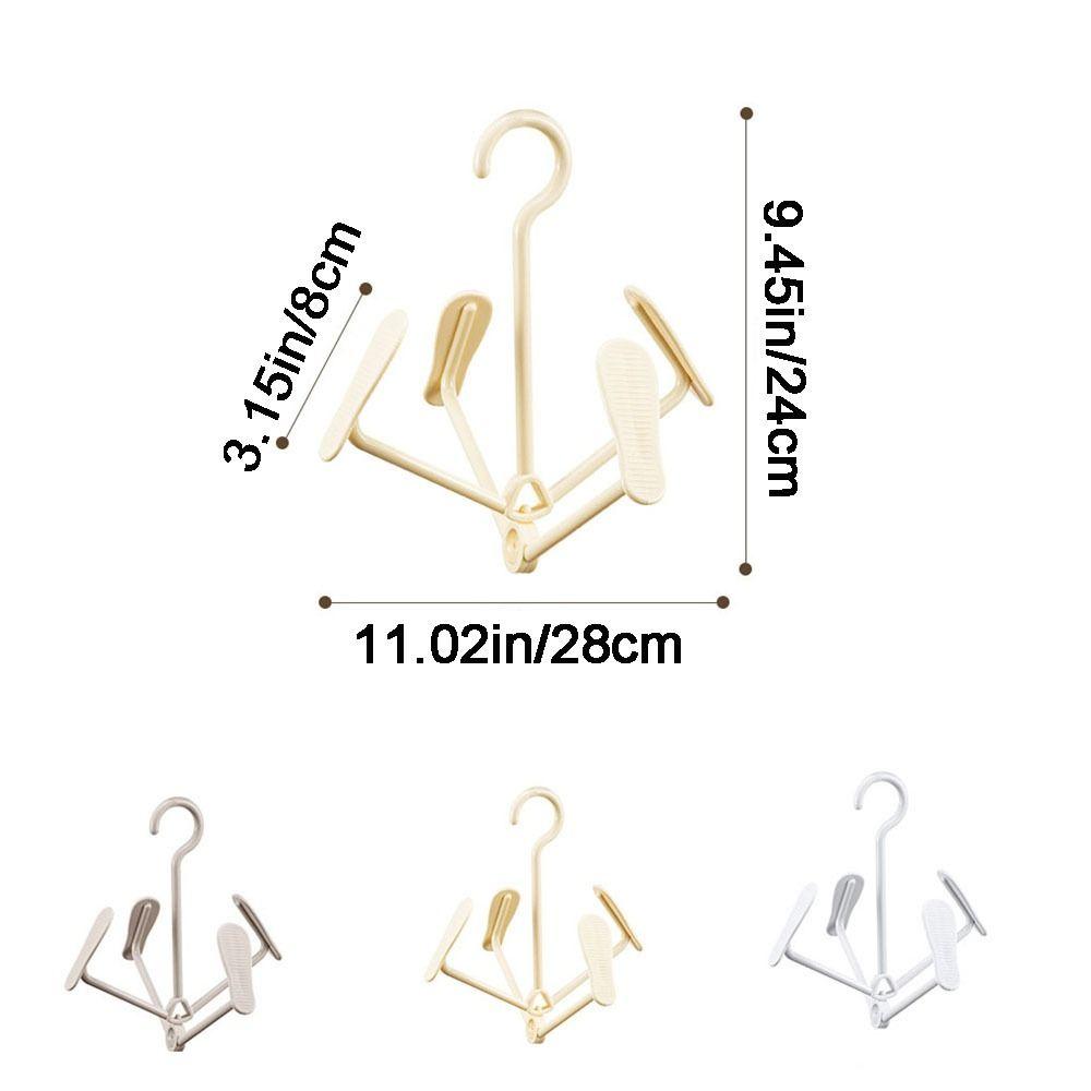 Stackable Shoe Drying Hanger Rotatable Shoe Storage Organizer Windproof Shoe Drying Rack  Necktie