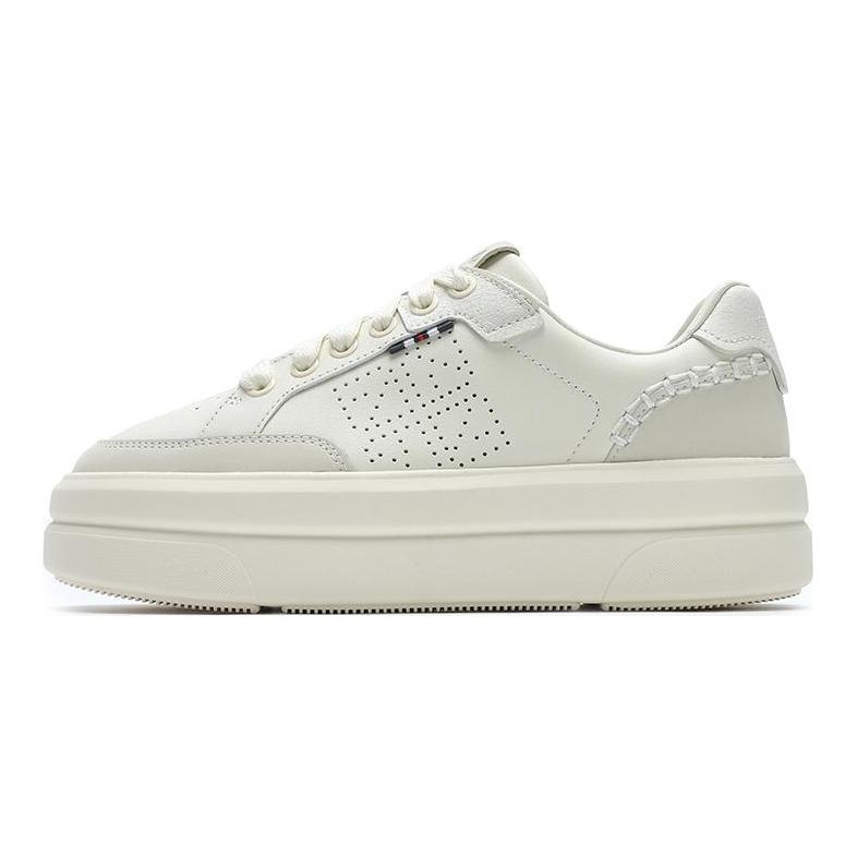 FILA Victoria Casual Minimalist Versatile Solid Color Sneakers Women Sneakers Off-White F12W431205FAW