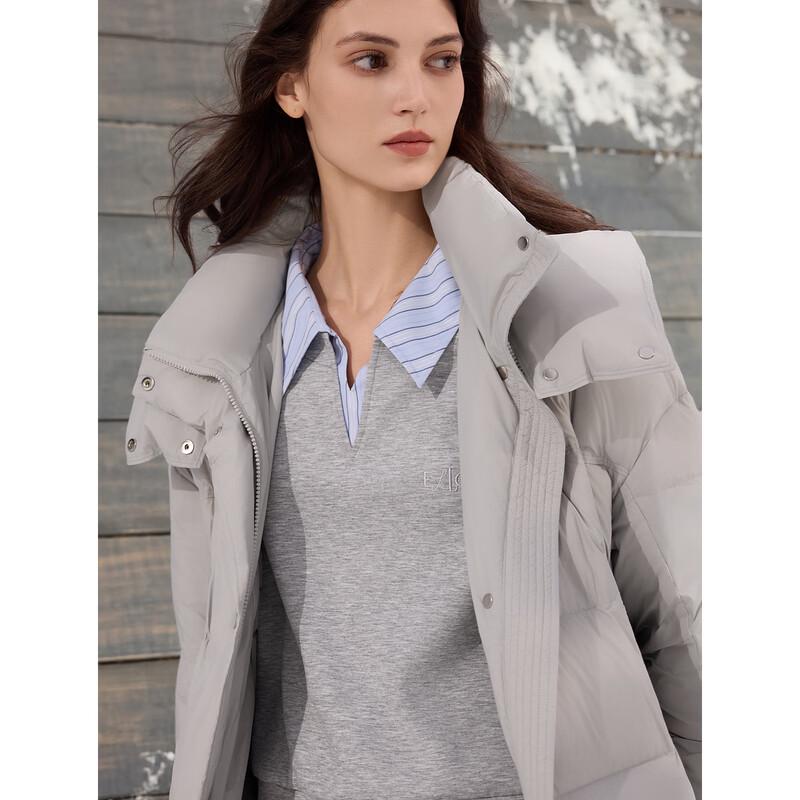ELLE Women's Hooded Duck Down Puffer Jacket